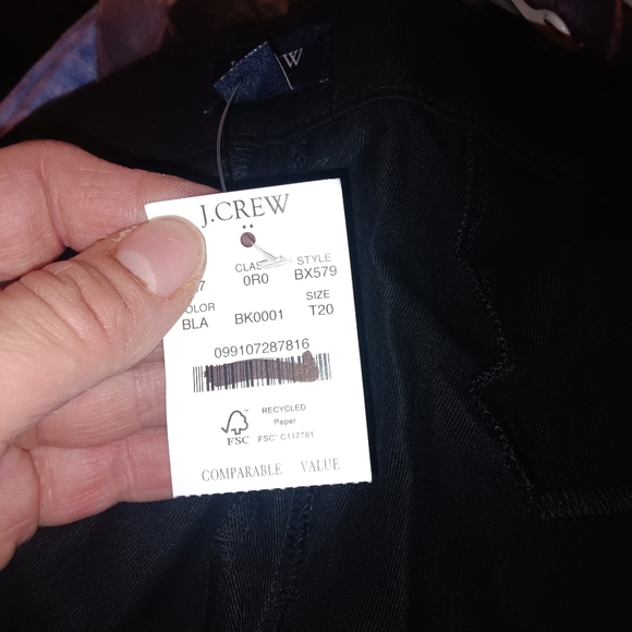 J.CREW drapey twill pleated dress pants PLUS size 20  🆕 - Picture 9 of 10